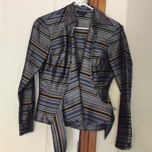 Ann Taylor’s silk wrap around